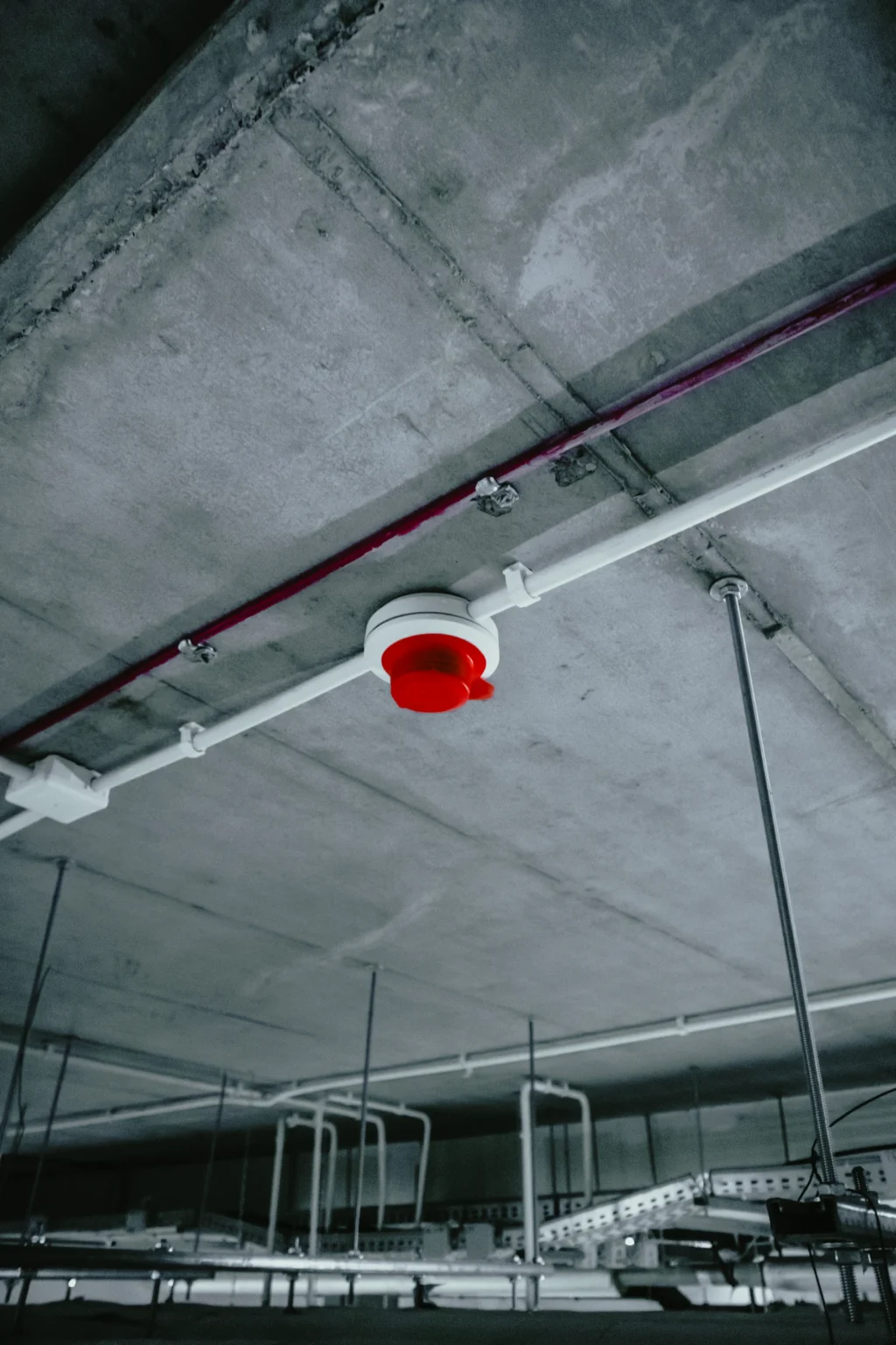 Zabezpieczenie przeciwpożarowe - zraszacz